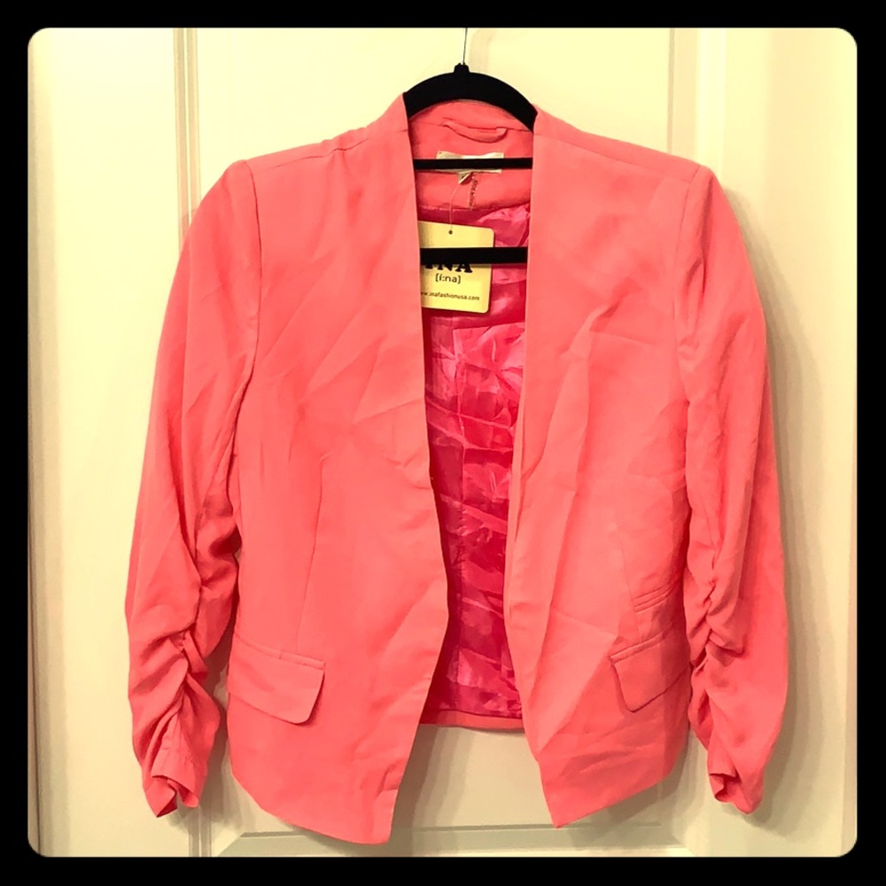 Hot pink blazer